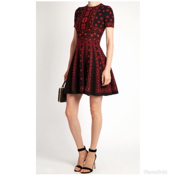Alexander Mcqueen Knit Dress Sz 